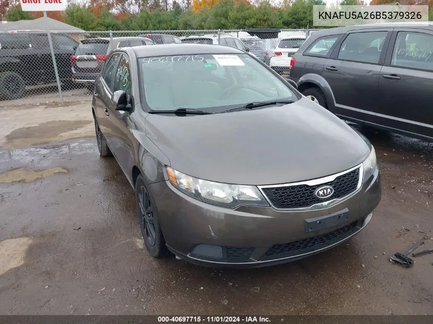 2011 Kia Forte Ex VIN: KNAFU5A26B5379326 Lot: 40697715