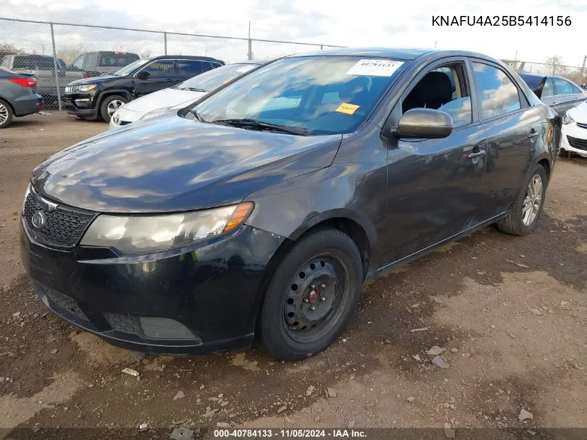 2011 Kia Forte Ex VIN: KNAFU4A25B5414156 Lot: 40784133