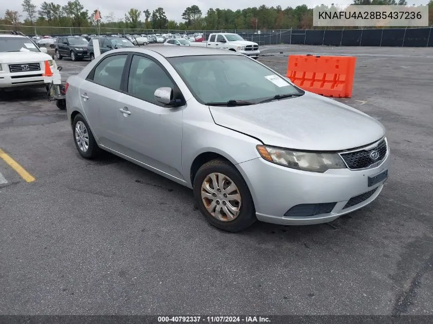 2011 Kia Forte Ex VIN: KNAFU4A28B5437236 Lot: 40792337