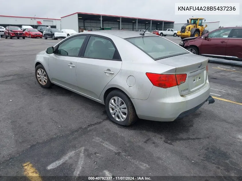 2011 Kia Forte Ex VIN: KNAFU4A28B5437236 Lot: 40792337