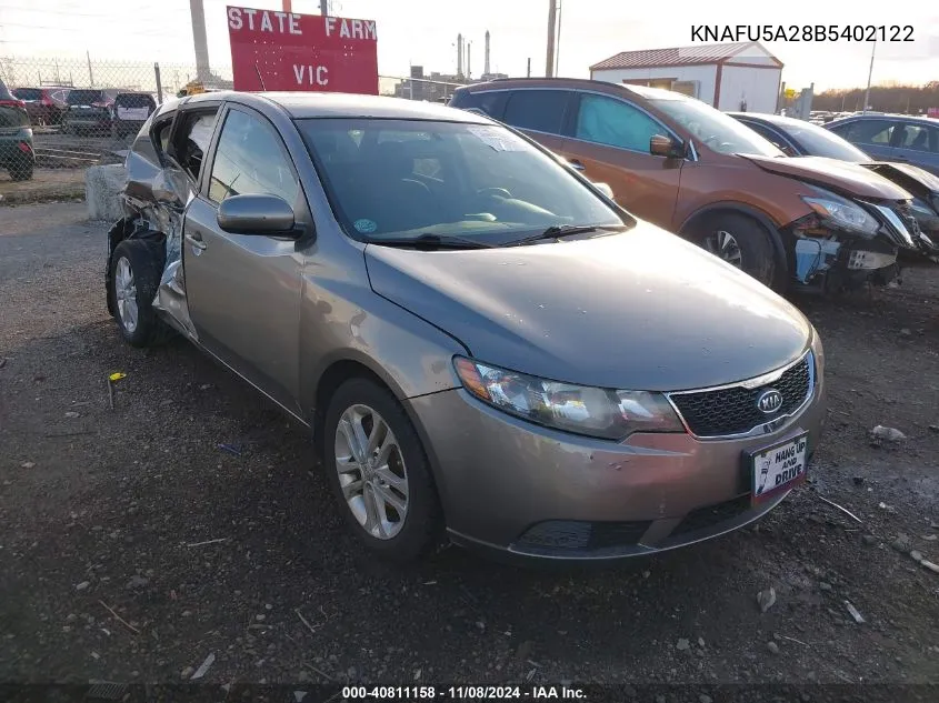 2011 Kia Forte Ex VIN: KNAFU5A28B5402122 Lot: 40811158