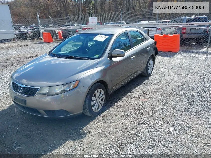 2011 Kia Forte Ex VIN: KNAFU4A25B5450056 Lot: 40821592