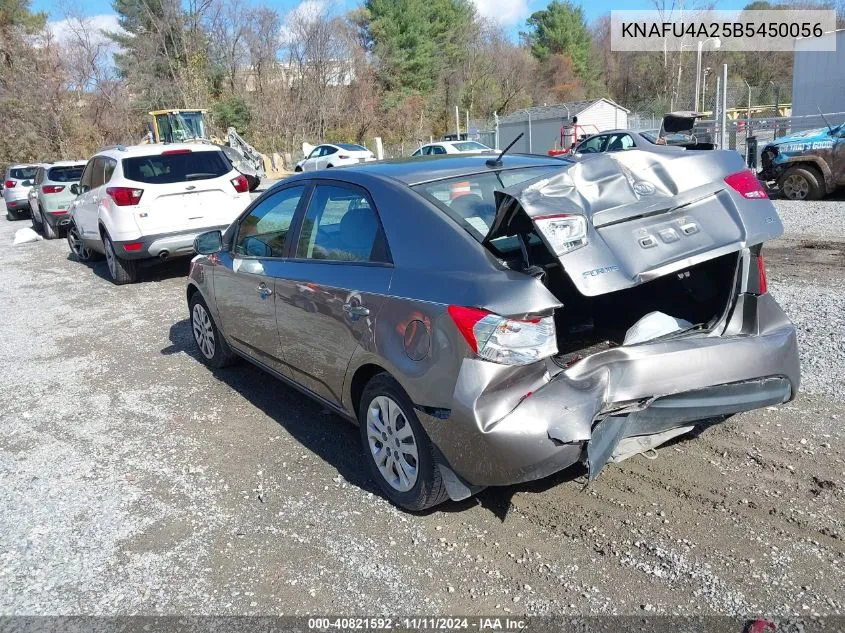 2011 Kia Forte Ex VIN: KNAFU4A25B5450056 Lot: 40821592