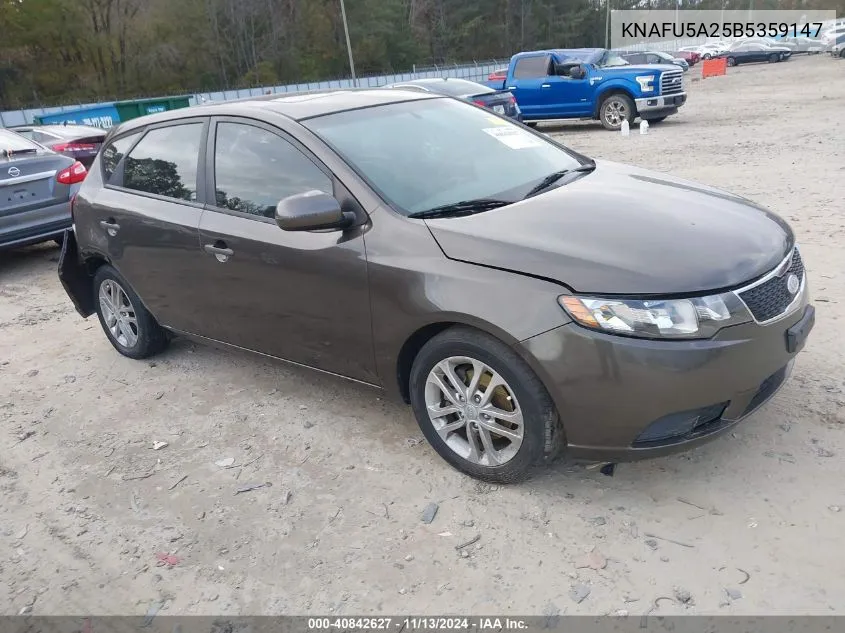 2011 Kia Forte Ex VIN: KNAFU5A25B5359147 Lot: 40842627