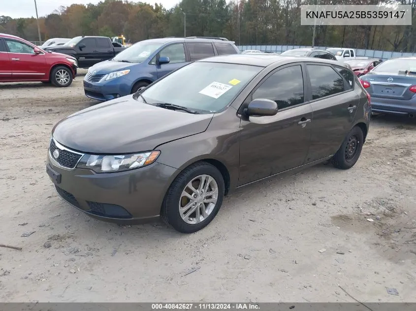 2011 Kia Forte Ex VIN: KNAFU5A25B5359147 Lot: 40842627