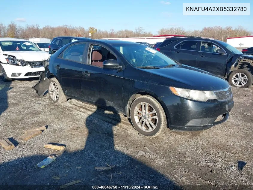 2011 Kia Forte Ex VIN: KNAFU4A2XB5332780 Lot: 40846758