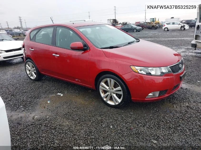 KNAFW5A37B5325259 2011 Kia Forte Sx