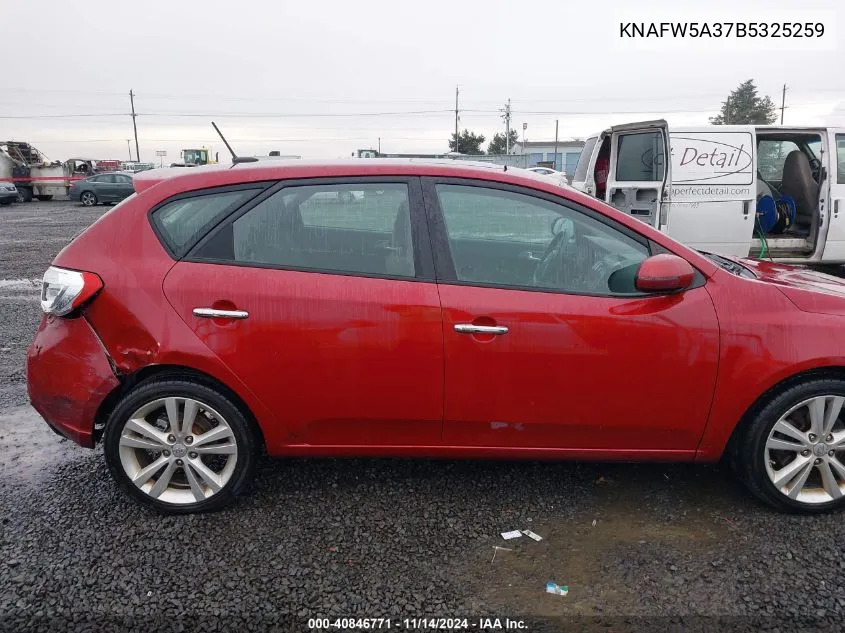 KNAFW5A37B5325259 2011 Kia Forte Sx