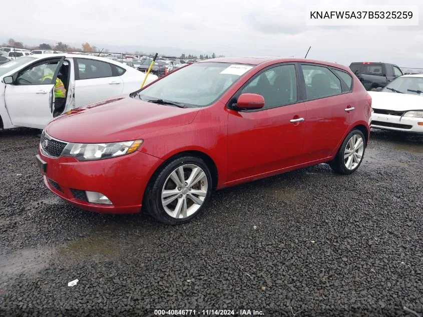 KNAFW5A37B5325259 2011 Kia Forte Sx