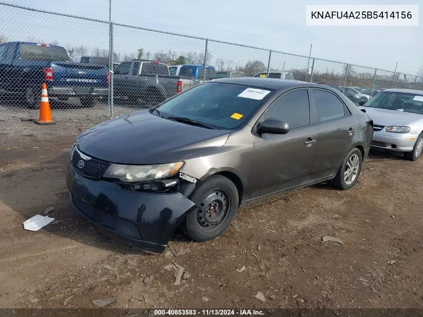 KNAFU4A25B5414156 2011 Kia Forte Ex