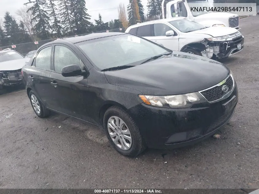 2011 Kia Forte Ex VIN: KNAFU4A29B5447113 Lot: 40871737