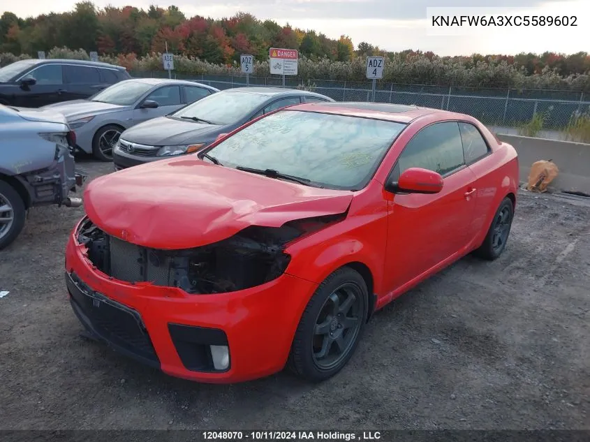 2012 Kia Forte Koup VIN: KNAFW6A3XC5589602 Lot: 12048070