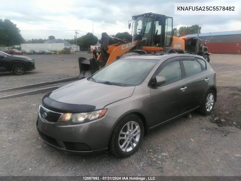 KNAFU5A25C5578482 2012 Kia Forte Ex