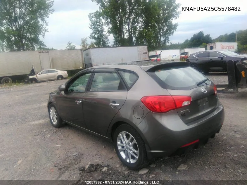 2012 Kia Forte Ex VIN: KNAFU5A25C5578482 Lot: 12057992