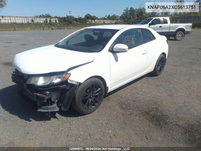 2012 Kia Forte Ex VIN: KNAFU6A2XC5613751 Lot: 12086972