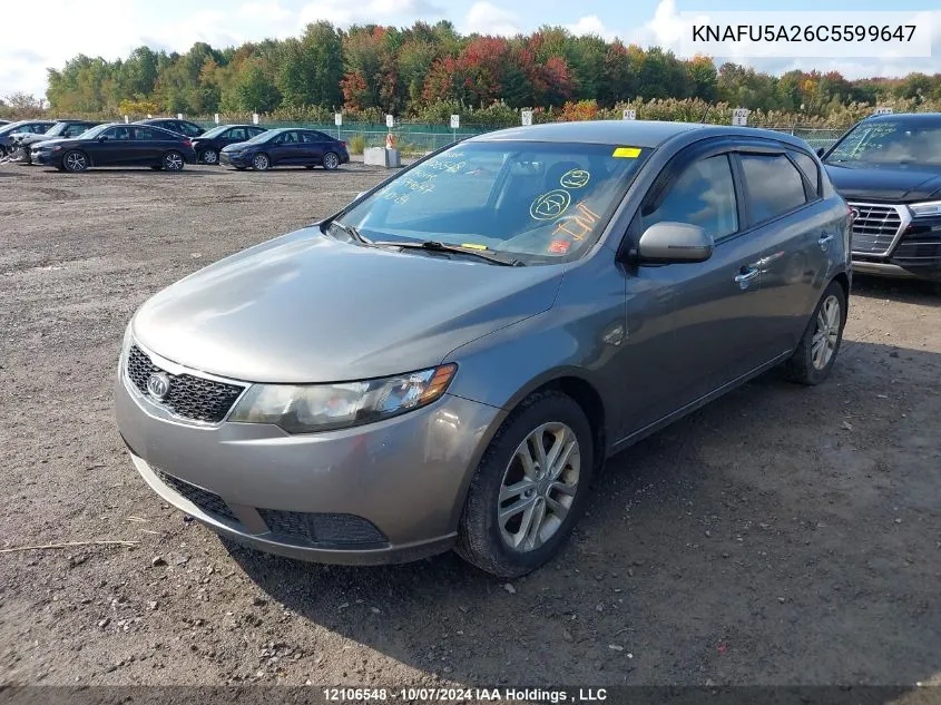 KNAFU5A26C5599647 2012 Kia Forte