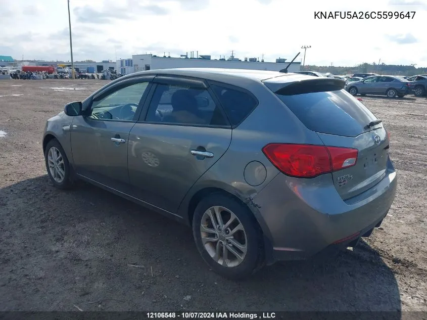 KNAFU5A26C5599647 2012 Kia Forte