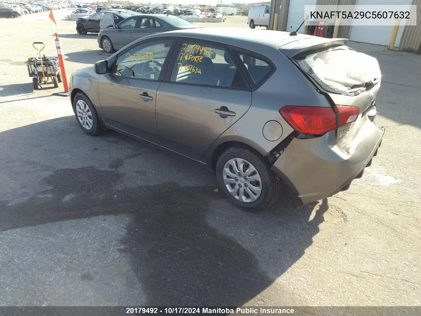 2012 Kia Forte Lx VIN: KNAFT5A29C5607632 Lot: 20179492