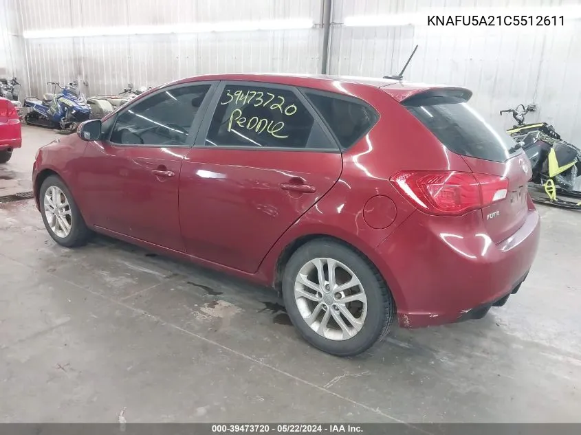 2012 Kia Forte Ex VIN: KNAFU5A21C5512611 Lot: 39473720