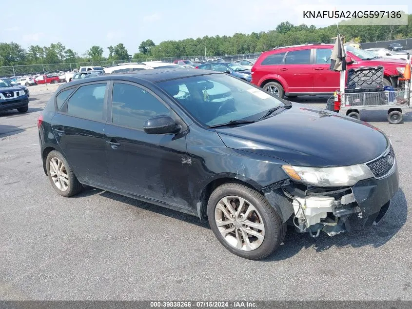 2012 Kia Forte Ex VIN: KNAFU5A24C5597136 Lot: 39838266