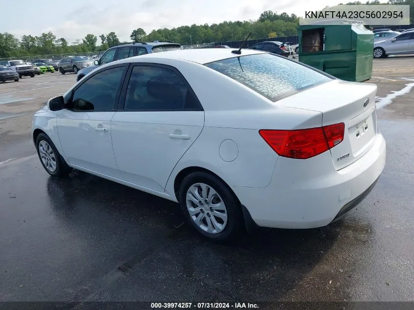 KNAFT4A23C5602954 2012 Kia Forte Lx