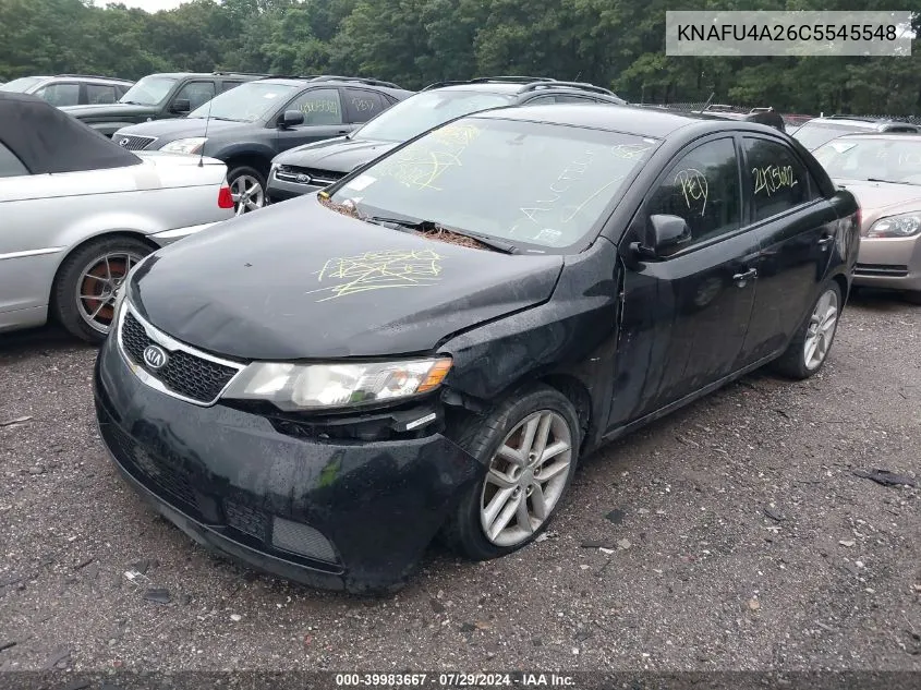 KNAFU4A26C5545548 2012 Kia Forte Ex