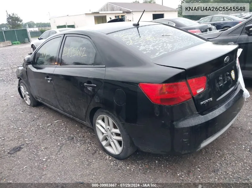 KNAFU4A26C5545548 2012 Kia Forte Ex