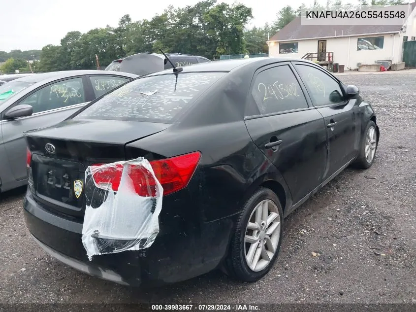 KNAFU4A26C5545548 2012 Kia Forte Ex