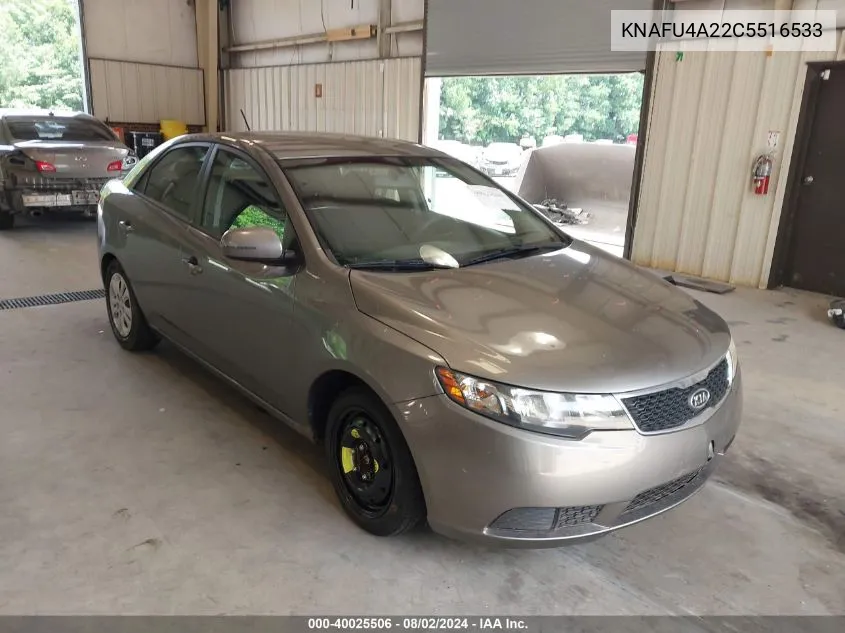 KNAFU4A22C5516533 2012 Kia Forte Ex