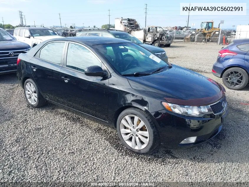 2012 Kia Forte Sx VIN: KNAFW4A39C5602991 Lot: 40097231