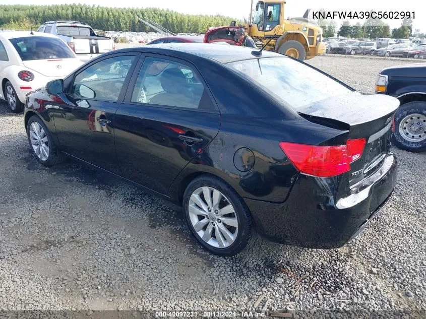 2012 Kia Forte Sx VIN: KNAFW4A39C5602991 Lot: 40097231