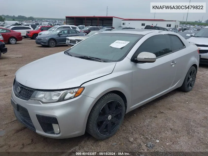 2012 Kia Forte Koup Sx VIN: KNAFW6A30C5479822 Lot: 40103357