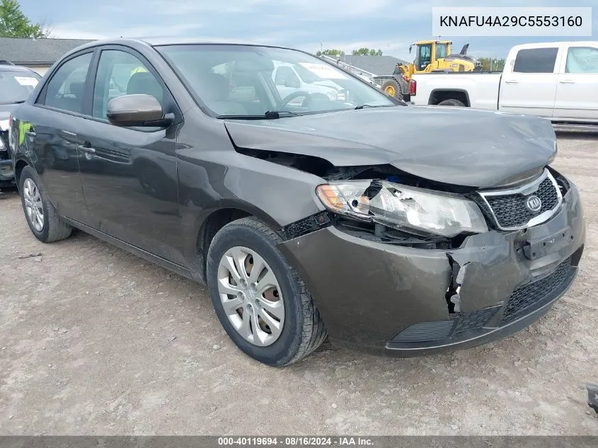 KNAFU4A29C5553160 2012 Kia Forte Ex