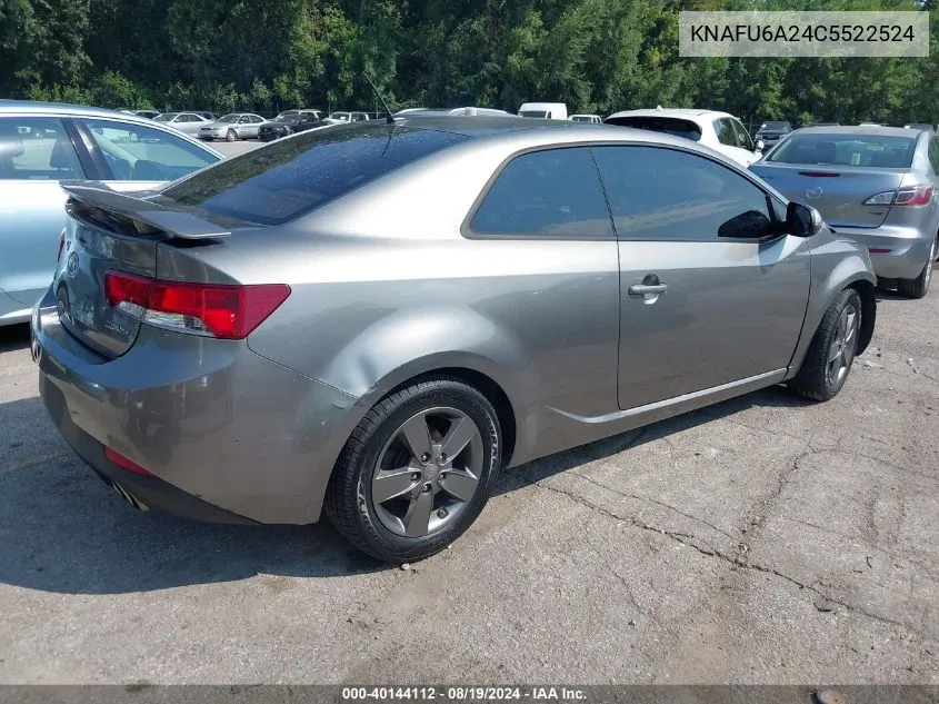 KNAFU6A24C5522524 2012 Kia Forte Koup Ex