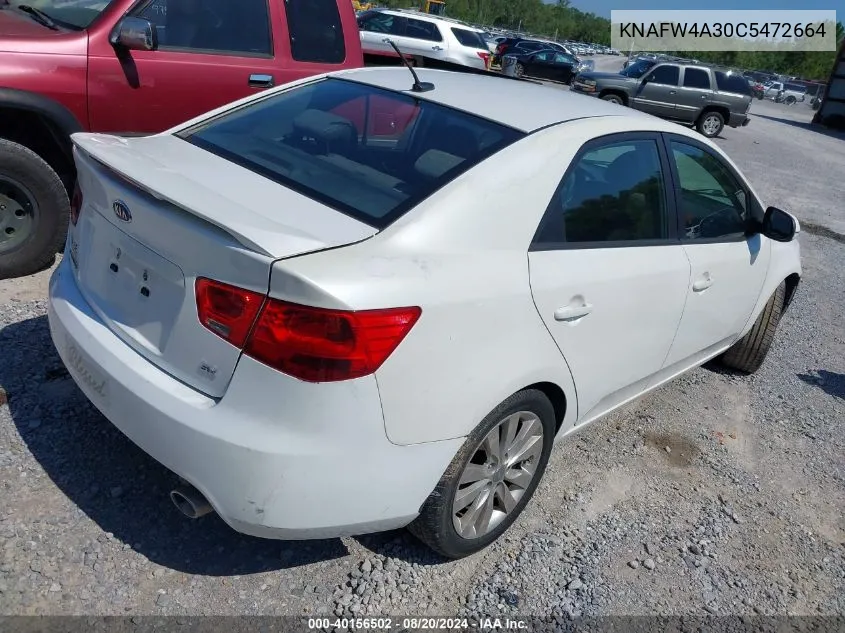 KNAFW4A30C5472664 2012 Kia Forte Sx