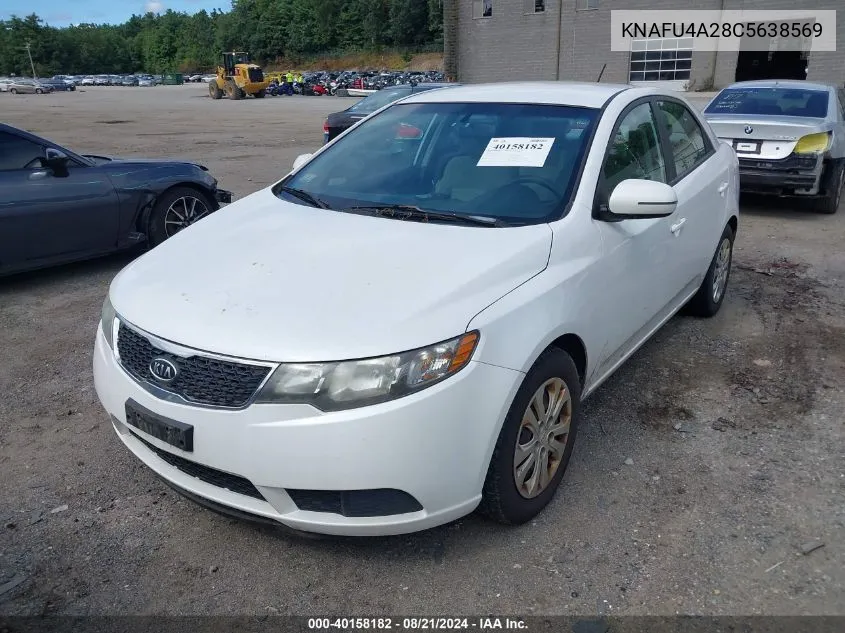 2012 Kia Forte Ex VIN: KNAFU4A28C5638569 Lot: 40158182