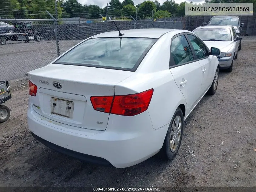 KNAFU4A28C5638569 2012 Kia Forte Ex