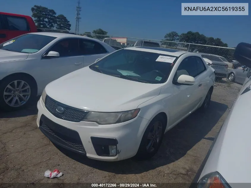 2012 Kia Forte Koup Ex VIN: KNAFU6A2XC5619355 Lot: 40172266