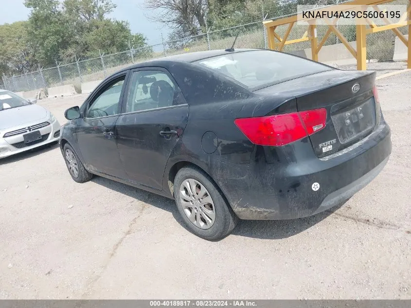 KNAFU4A29C5606195 2012 Kia Forte Ex