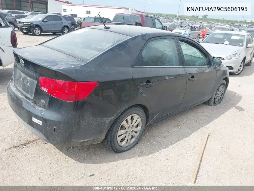 KNAFU4A29C5606195 2012 Kia Forte Ex