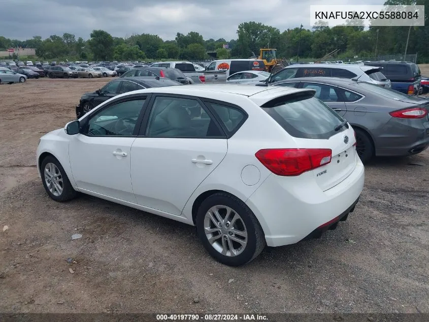 KNAFU5A2XC5588084 2012 Kia Forte Ex