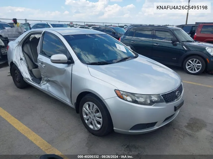 KNAFU4A26C5495198 2012 Kia Forte Ex