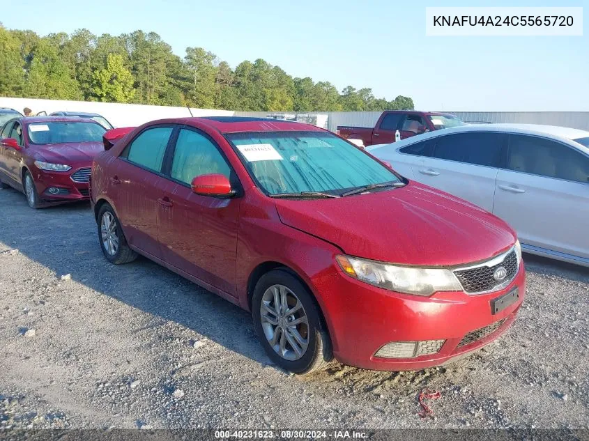 2012 Kia Forte Ex VIN: KNAFU4A24C5565720 Lot: 40231623