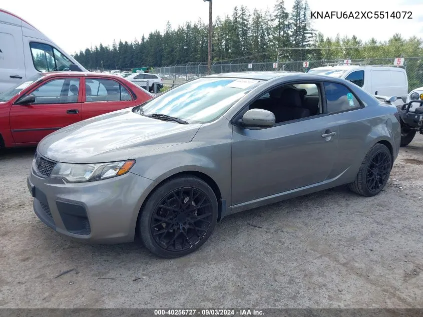 2012 Kia Forte Koup Ex VIN: KNAFU6A2XC5514072 Lot: 40256727