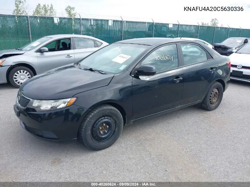 2012 Kia Forte Ex VIN: KNAFU4A20C5630336 Lot: 40260624