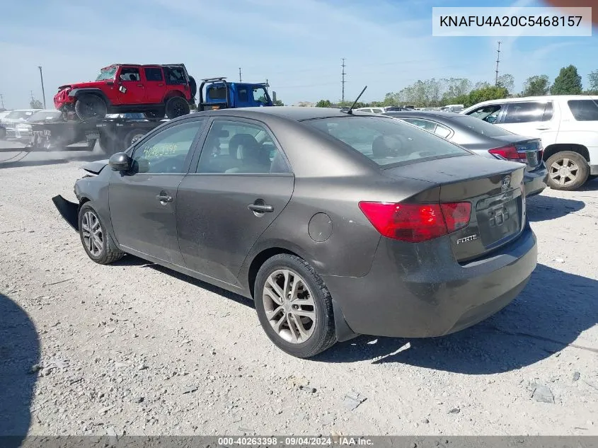 KNAFU4A20C5468157 2012 Kia Forte Ex