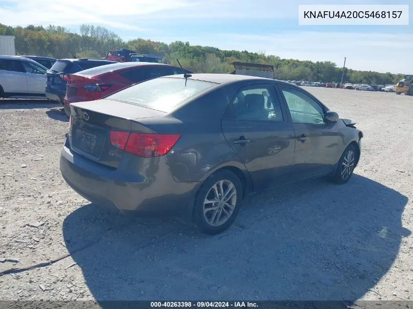 KNAFU4A20C5468157 2012 Kia Forte Ex