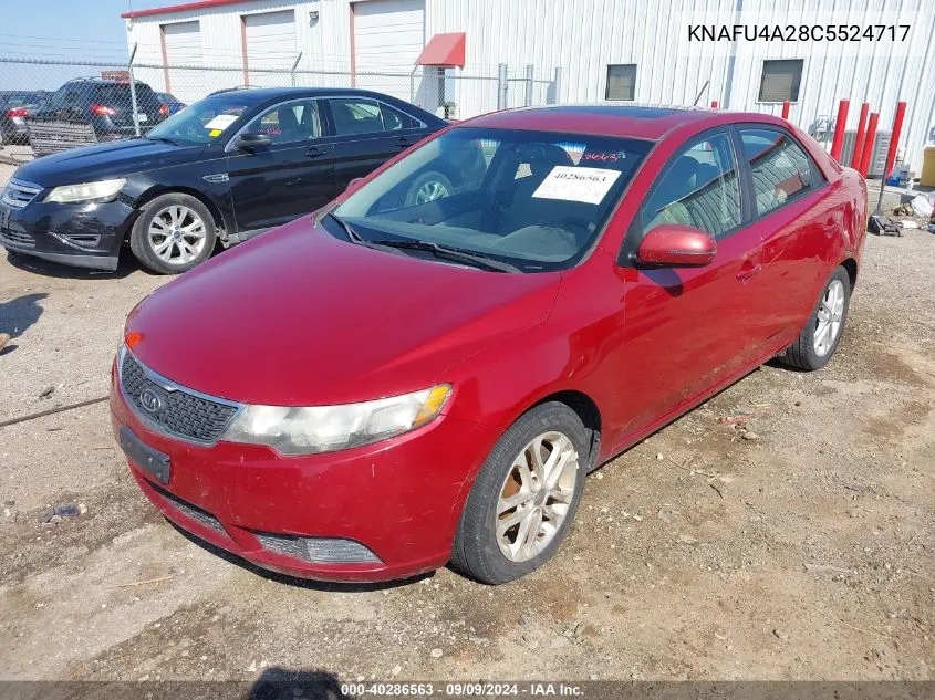 KNAFU4A28C5524717 2012 Kia Forte Ex