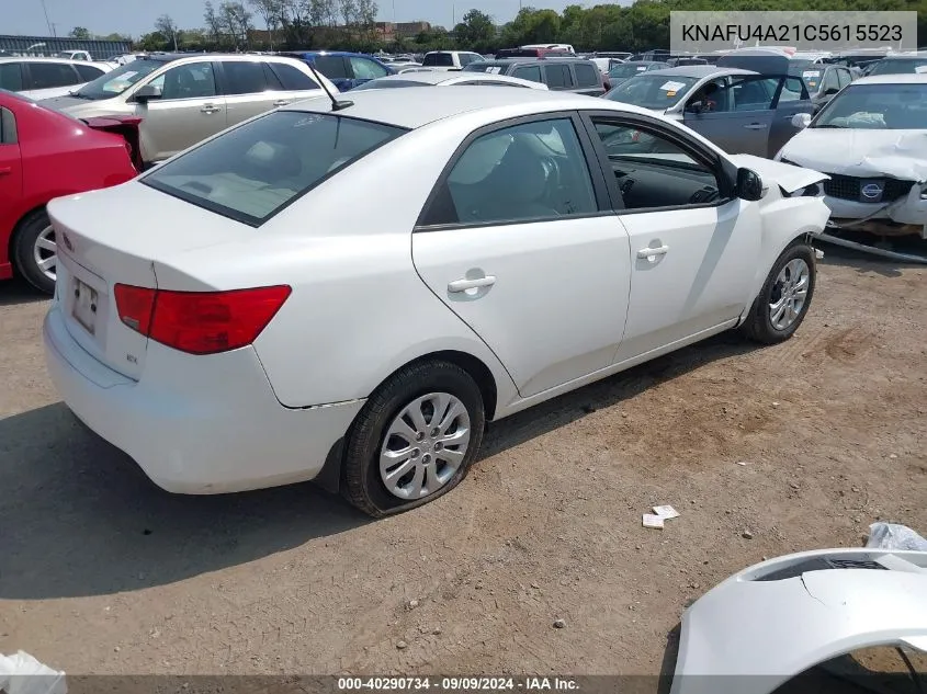 KNAFU4A21C5615523 2012 Kia Forte Ex