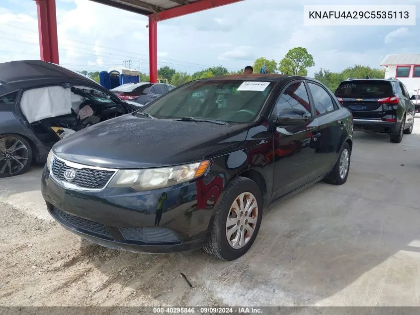 2012 Kia Forte Ex VIN: KNAFU4A29C5535113 Lot: 40295846